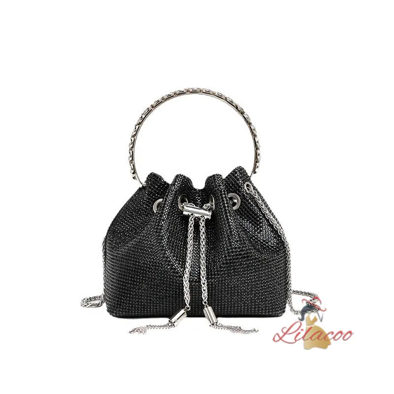 Fashion Chain Studded Dinner Shoulder Bag