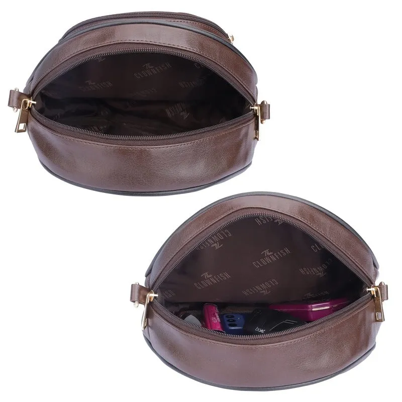 Faux Leather Waist Bag with Multiple Pockets | Adjustable Strap | 4.5L | Chocolate Brown