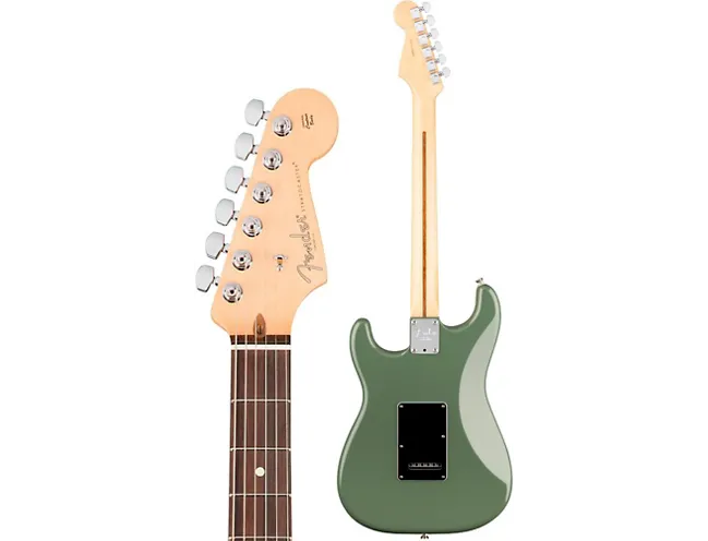 Fender American Professional Stratocaster Rosewood Fingerboard Electric Guitar Antique Olive