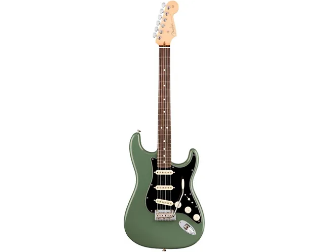 Fender American Professional Stratocaster Rosewood Fingerboard Electric Guitar Antique Olive