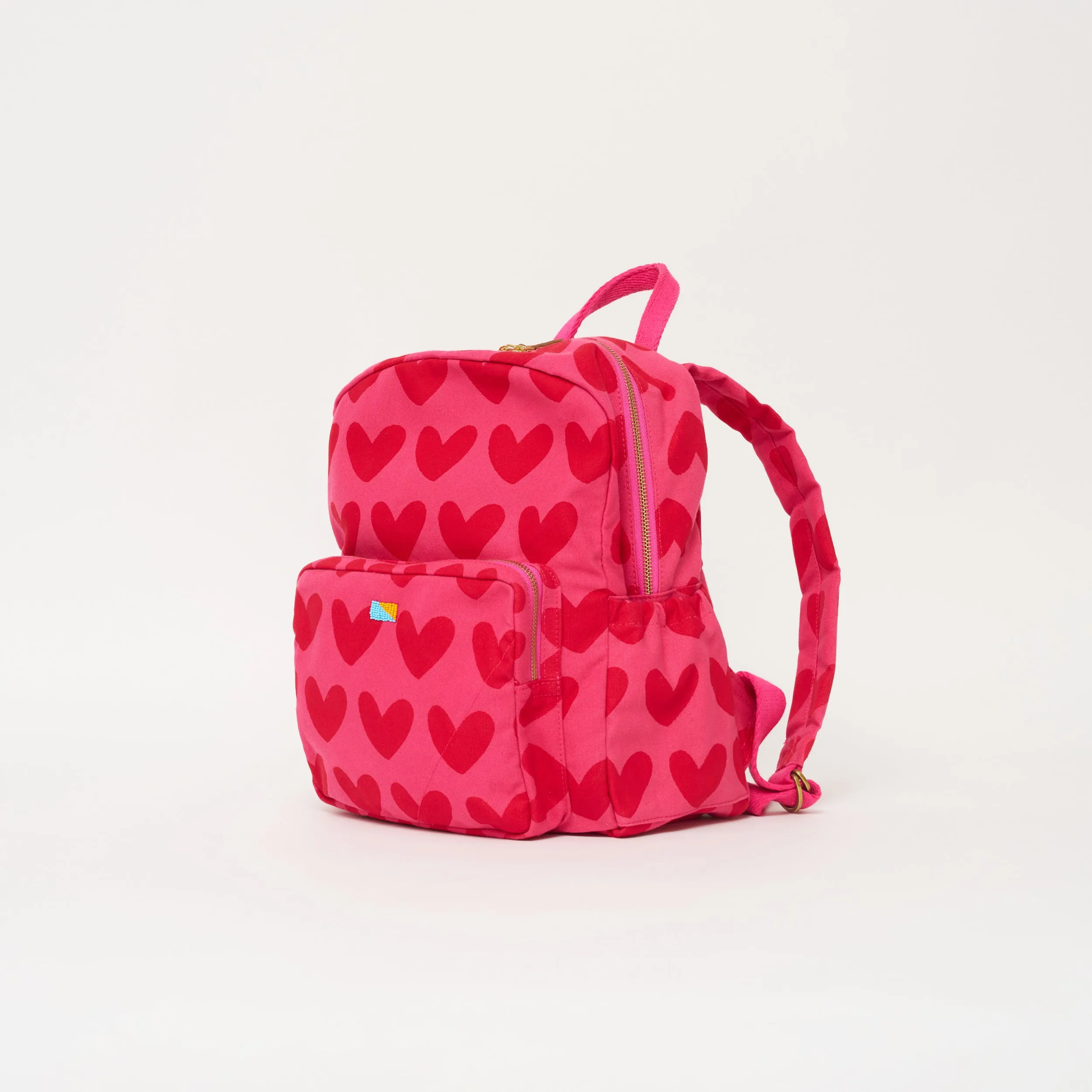 FINAL SALE: Kids' Backpack - Pink/Red Lots of LOVE