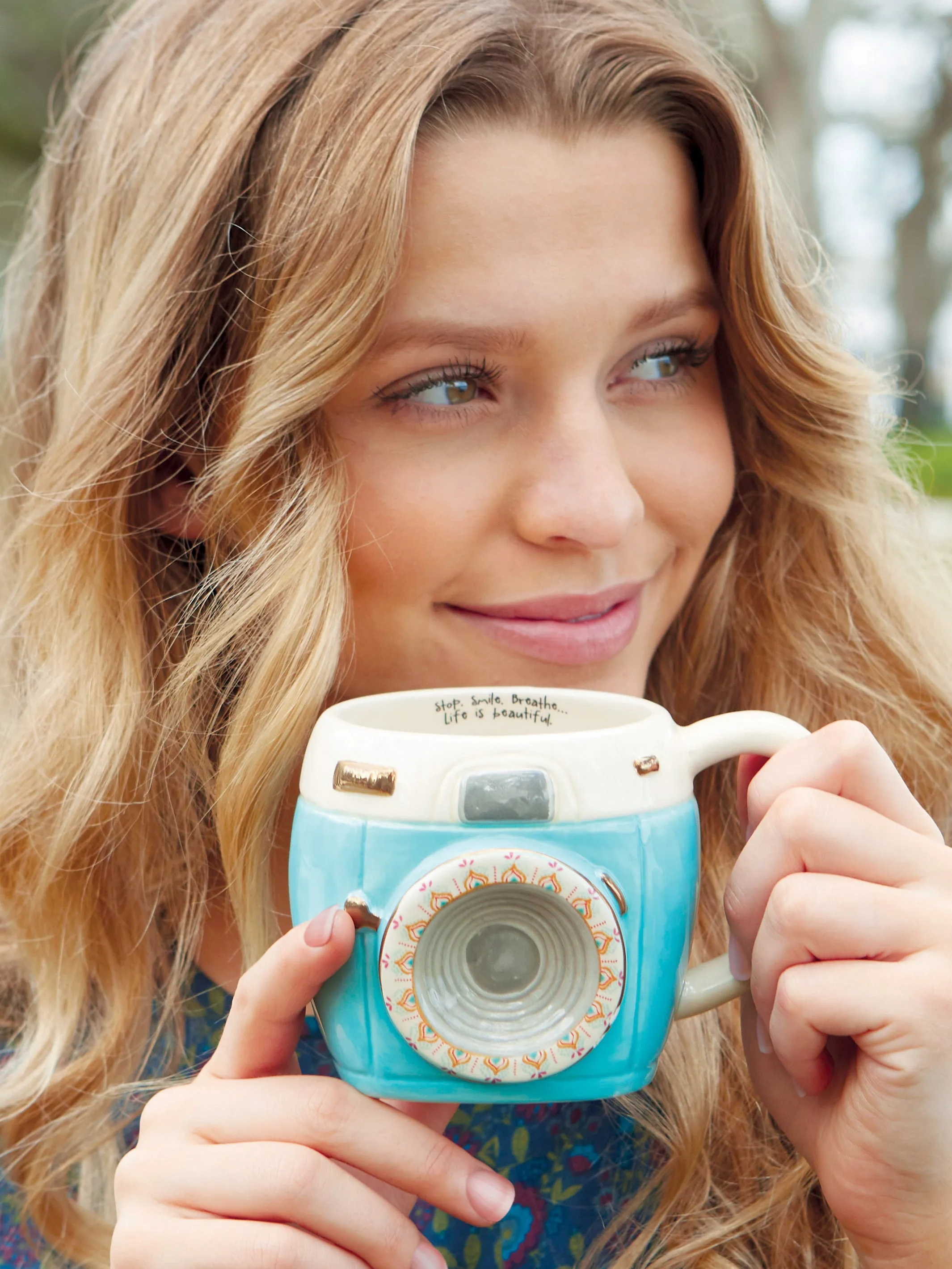 Folk Art Coffee Mug - Imogene The Camera