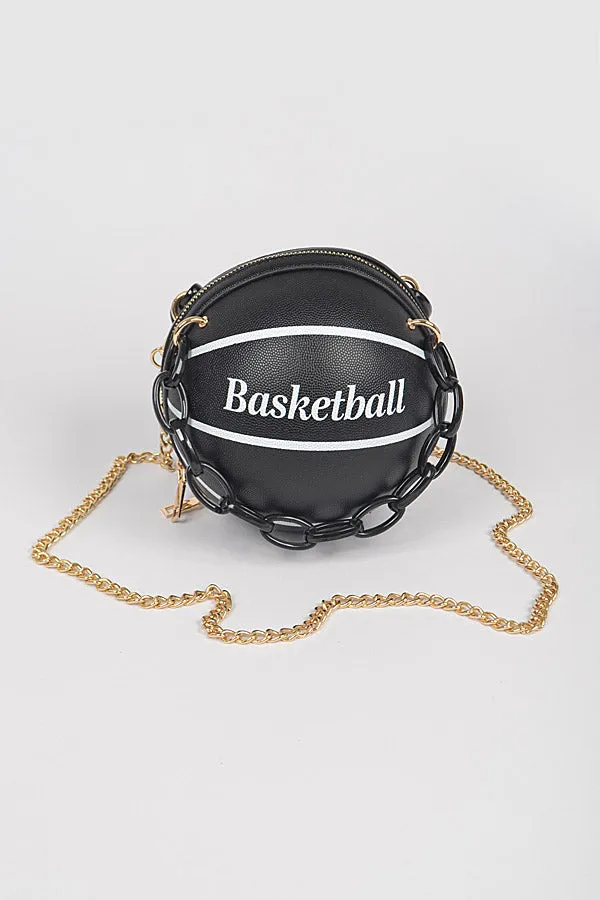 Free Throw Chained Basketball Handbag