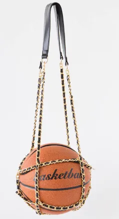 Free Throw Chained Basketball Handbag