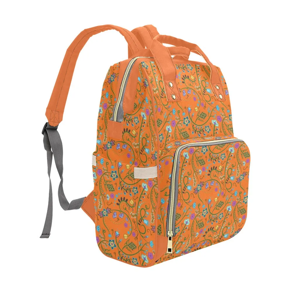 Fresh Fleur Carrot Multi-Function Diaper Backpack/Diaper Bag