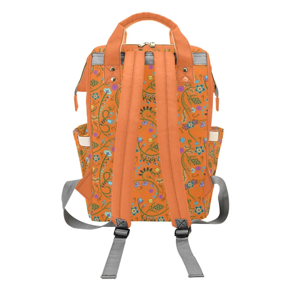 Fresh Fleur Carrot Multi-Function Diaper Backpack/Diaper Bag