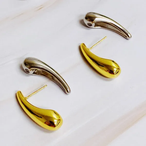 Front And Back Sleek Earrings