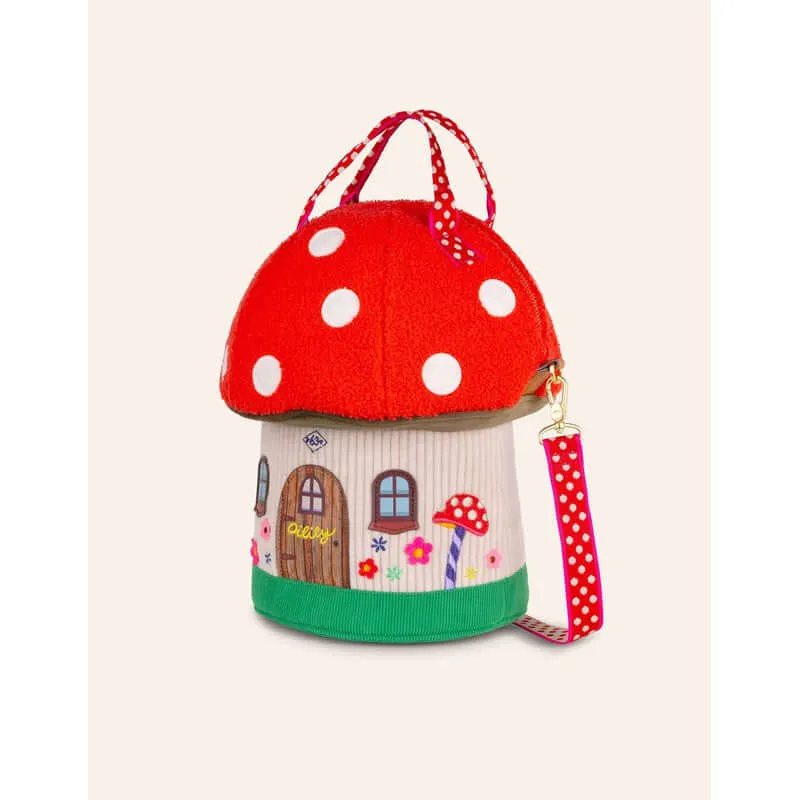 Girls Red Champignon Handbag