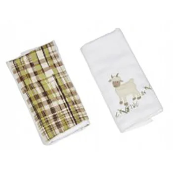 Goat Burp Cloth Gift Set