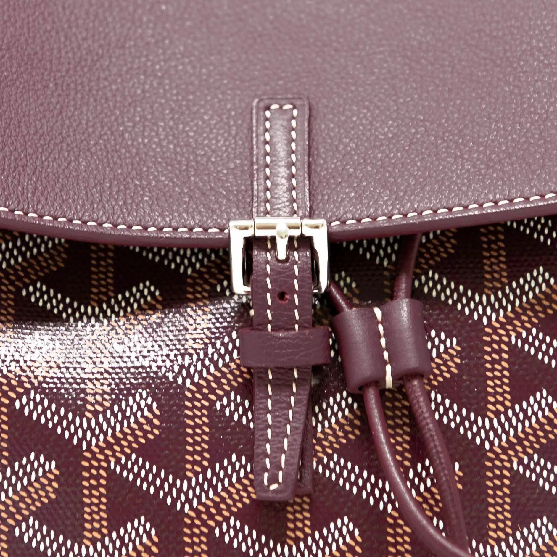 Goyard Burgundy Mini Alpin Backpack