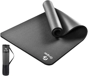 Gruper Thick Yoga Mat Non Slip, Large Size 72"L x 32"W, Premium Exercise & Fitness Mat with Carrying Strap and Bag,Workout Mats for Home