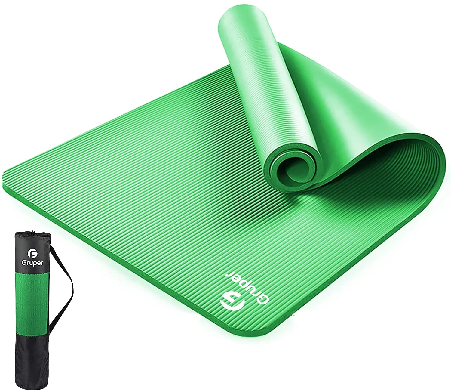 Gruper Thick Yoga Mat Non Slip, Large Size 72"L x 32"W, Premium Exercise & Fitness Mat with Carrying Strap and Bag,Workout Mats for Home