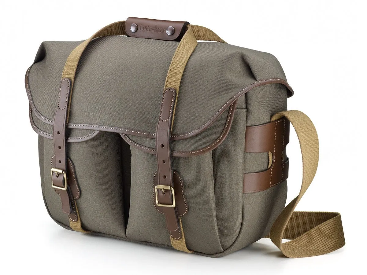 Hadley Large Pro Camera/Laptop Bag - Sage FibreNyte / Chocolate Leather