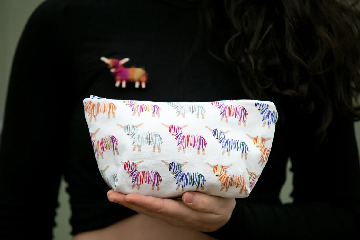 Hairy Coo Make-up Bag