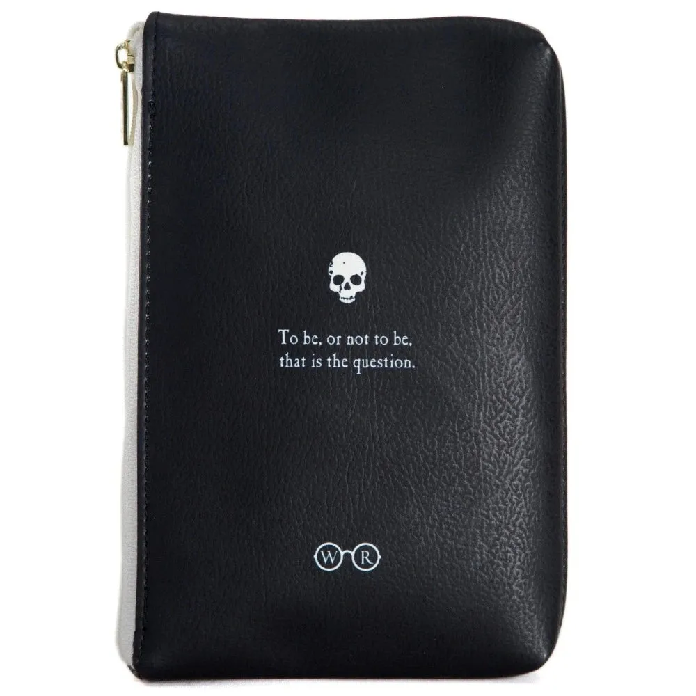 Hamlet Book Art Zipper Pouch