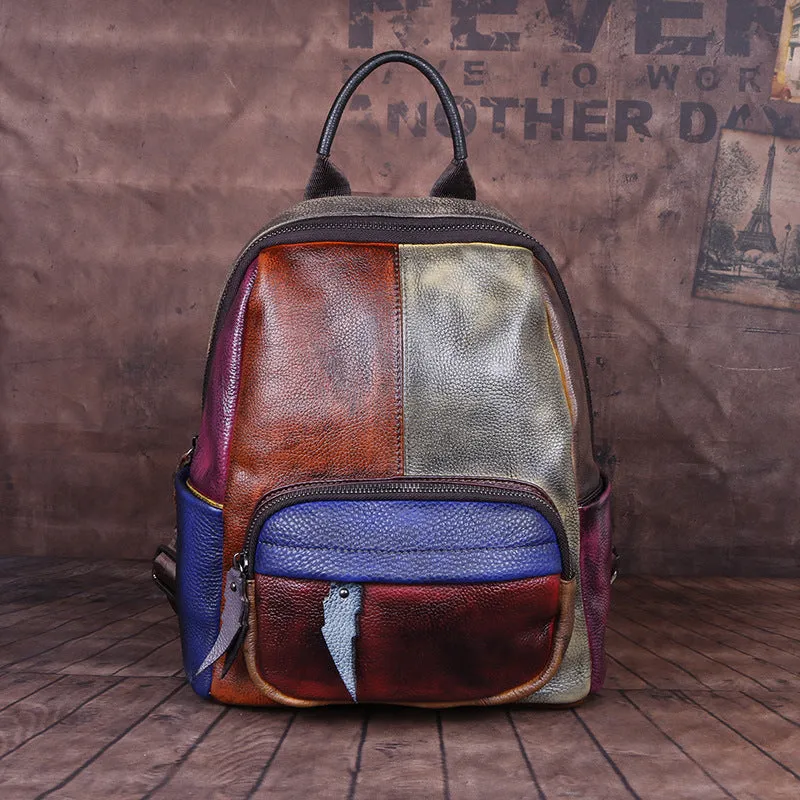 Handmade Leather Backpack for Women