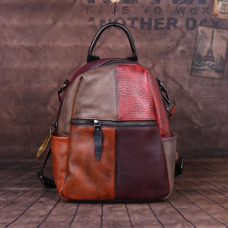 Handmade Leather Backpack for Women