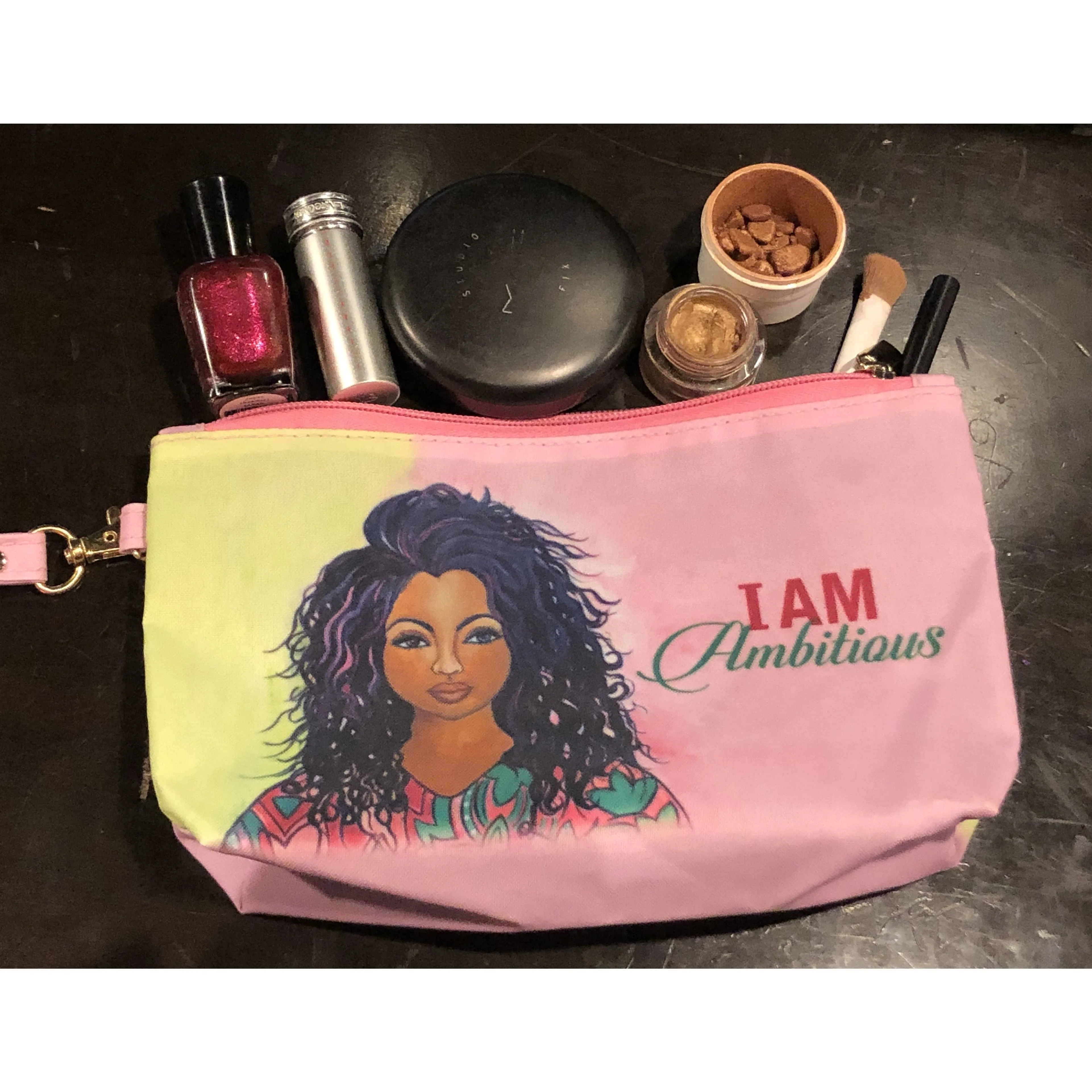 I Am Ambitious Cosmetic Pouch