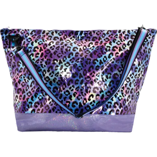 Iridescent Leopard Weekender Bag