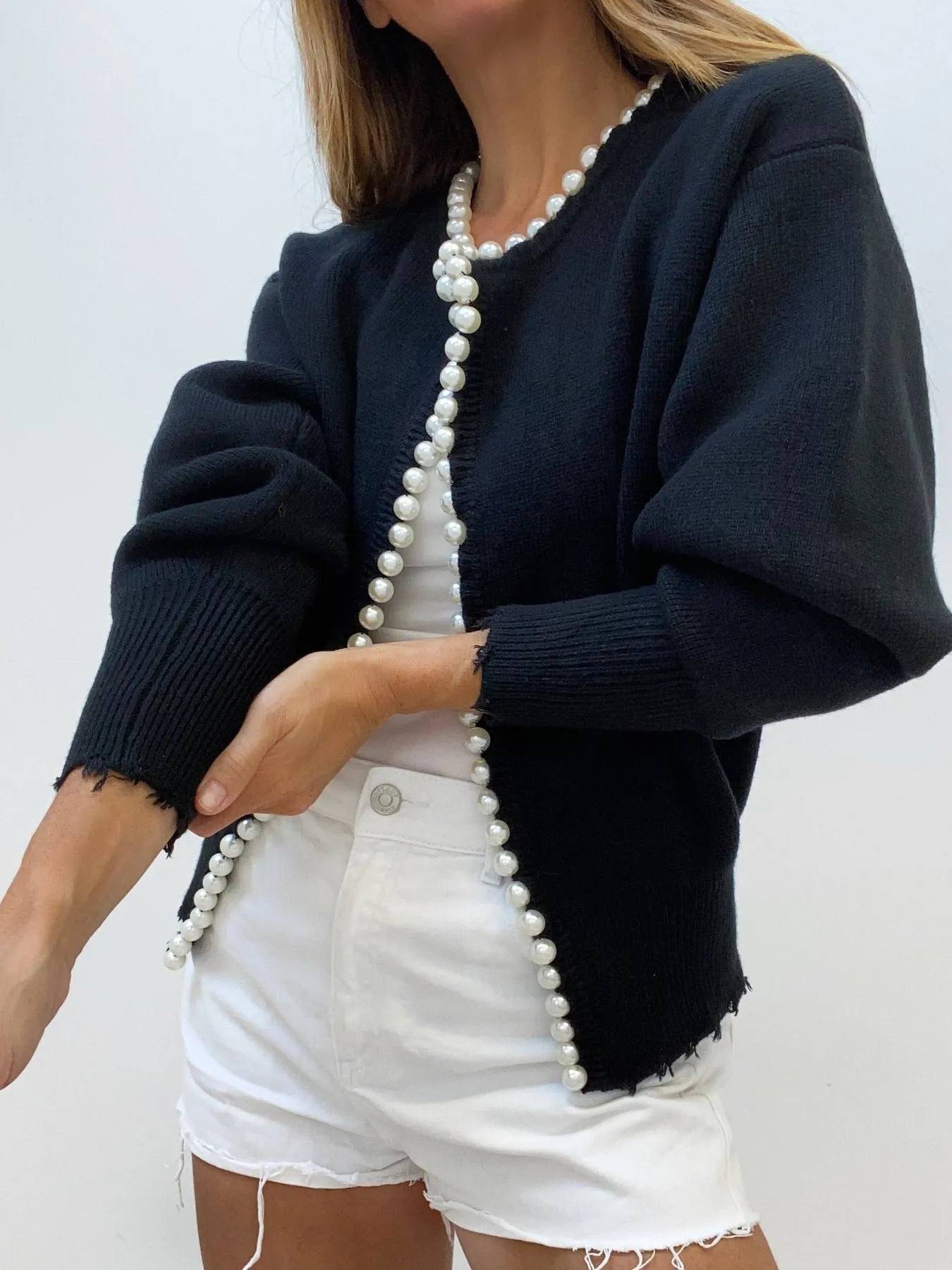 Ivyshape | Chic Beaded Cardigan