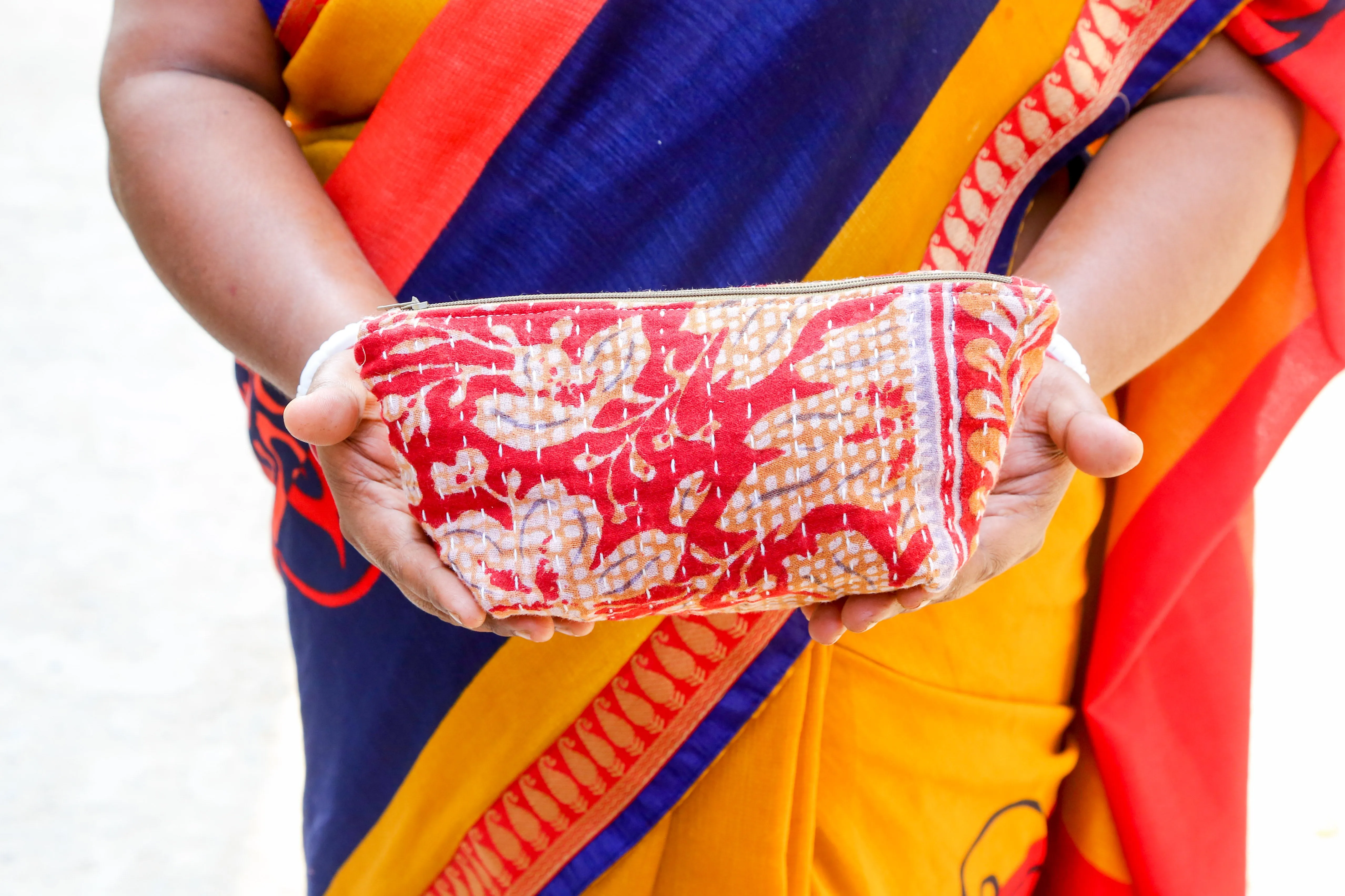 Kantha Cosmetic Bag | Medium | Assorted