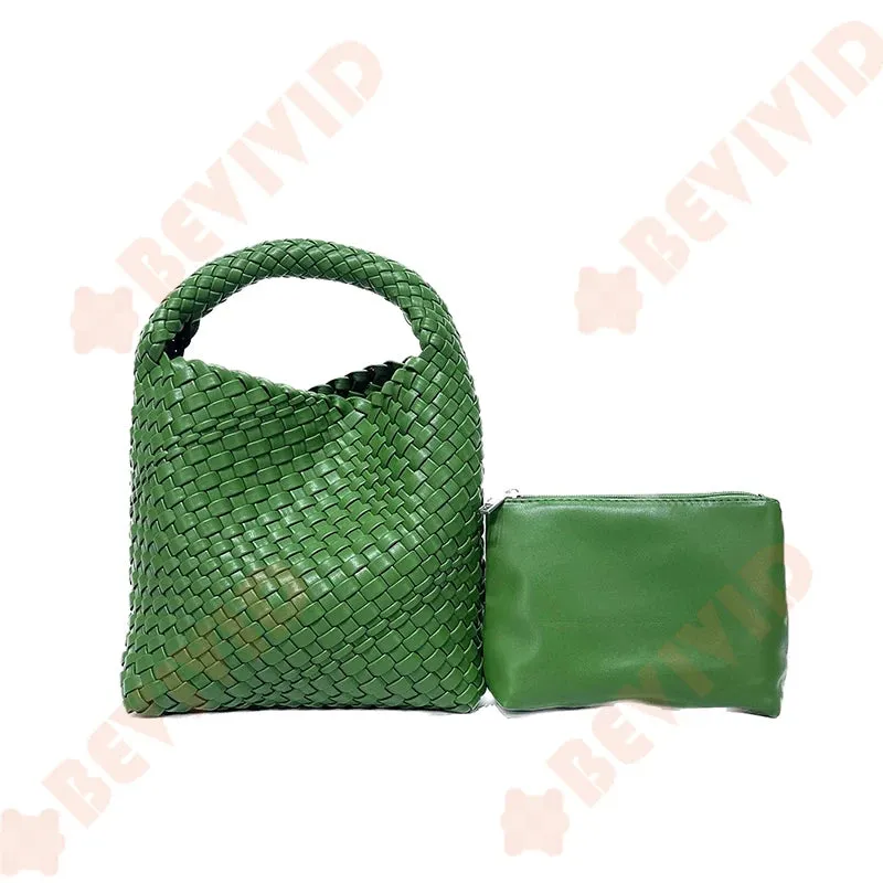 Knitting Handbag For Women Small Size Woven Tote Bag