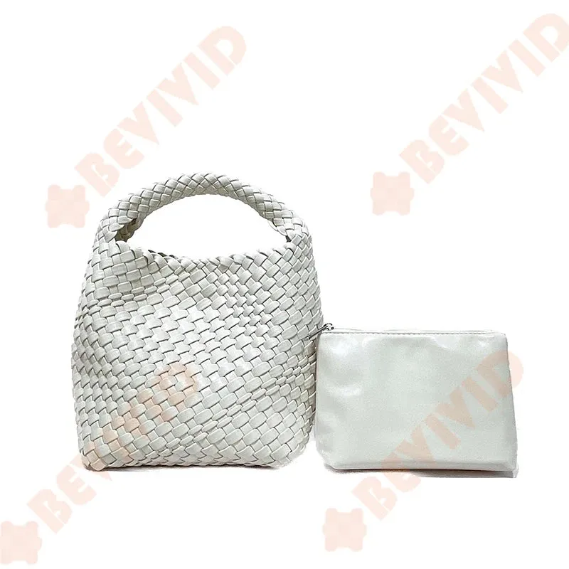 Knitting Handbag For Women Small Size Woven Tote Bag