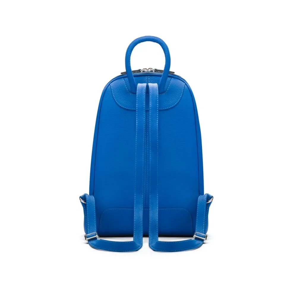 Ladies Leather Backpack - Cobalt