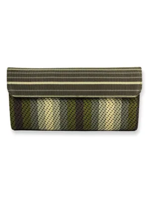 Large Classic Clutch Bag - Greens