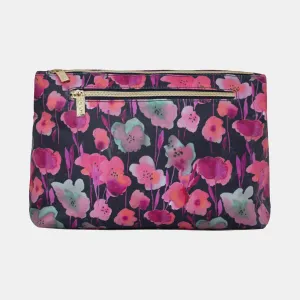 Large Cosmetic Bag - Midnight Meadow