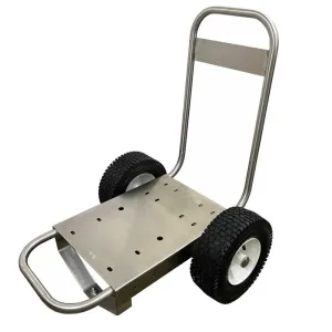 Large Stainless Steel Pressure Washer Trolley | Pneumatic 12" Wheels