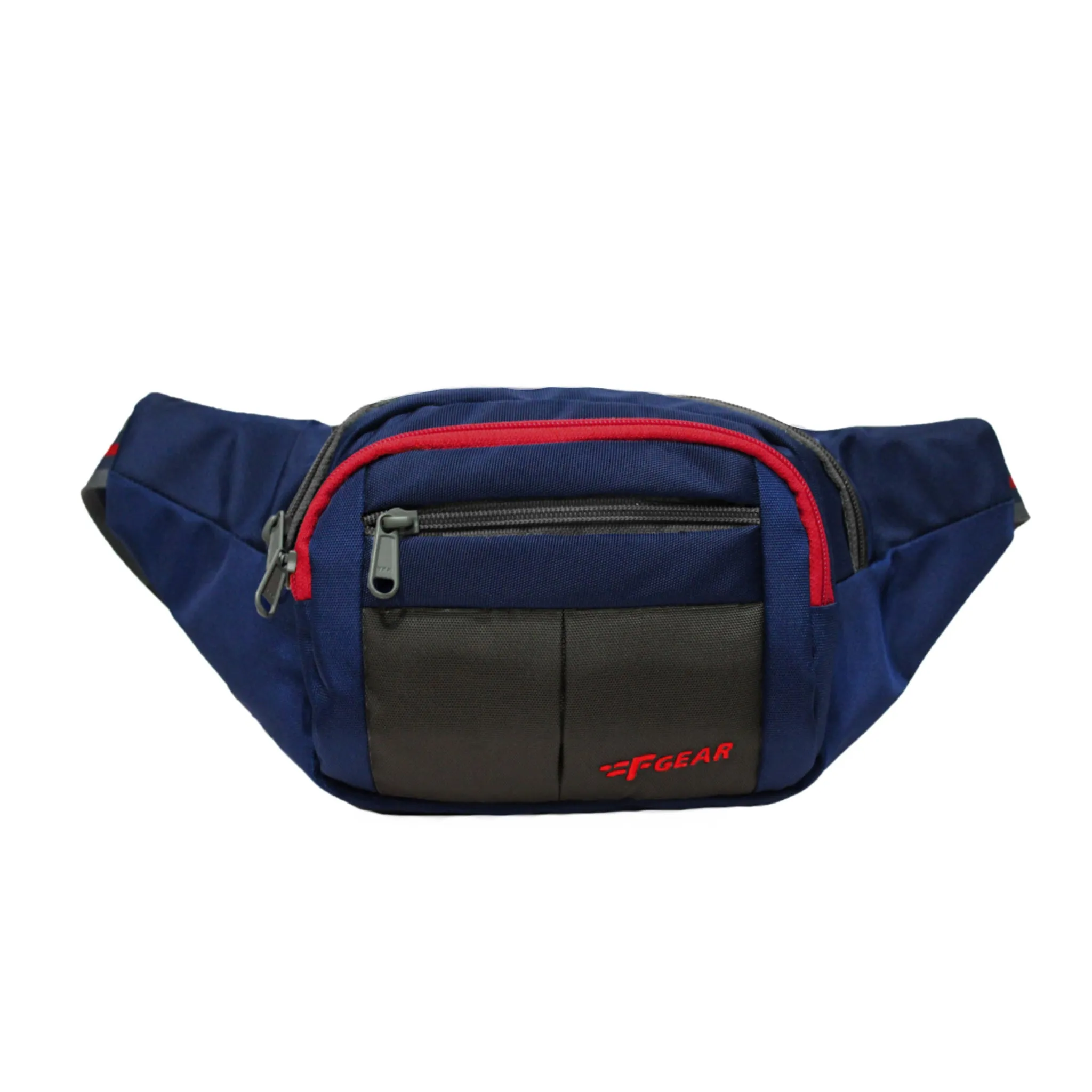 Lattitude Navy Red Sports Waist Pouch