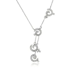 Lierre Loop Tie Necklace