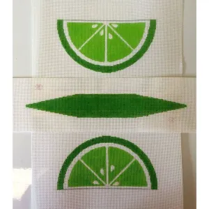 Lime Wedge Purse Canvas