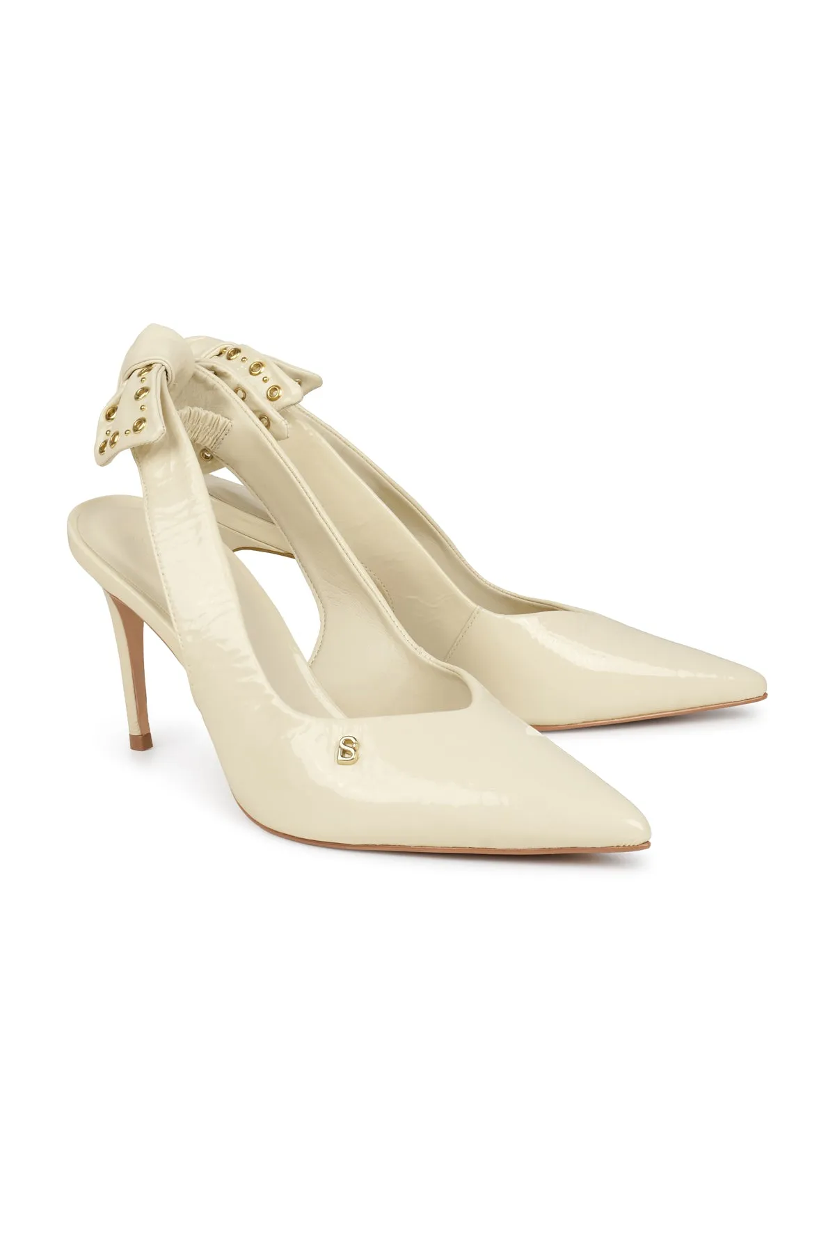 Lola Slingback Heels - Sand