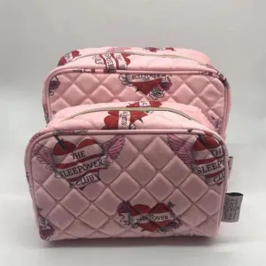 Lovestruck Pink Cosmetic Bags - 2 Pack