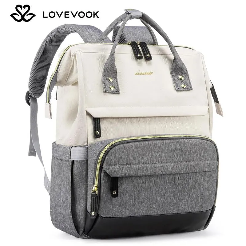 LOVEVOOK New Year 15.6-17.3 Laptop Backpack for Women, Backpack Purse for Girls with Anti-Theft Pocket, Travel Backpack for Girls with USB Port, Carry on Bag for Teacher, Nurse and College.