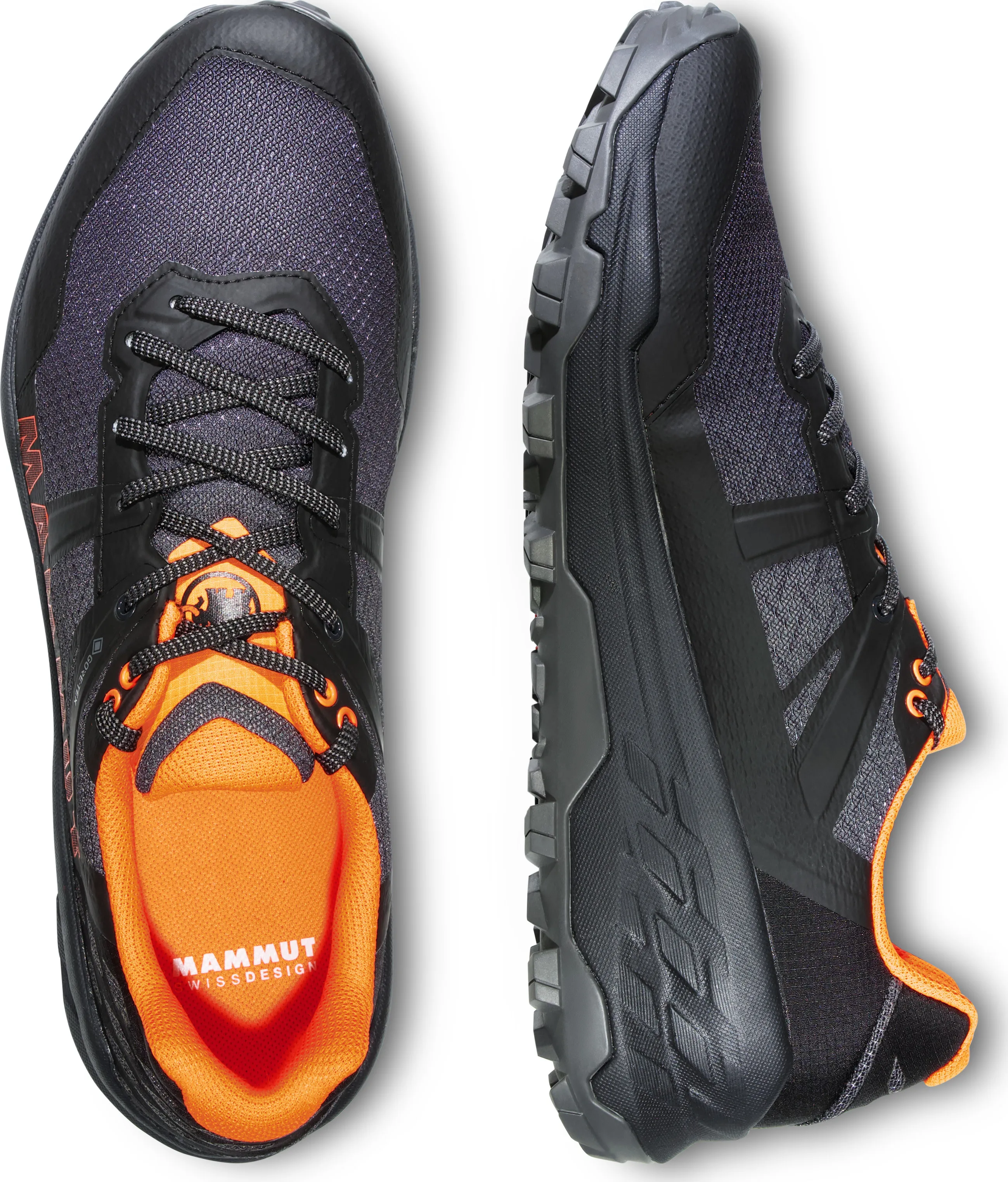 Mammut Men&#x27;s Sertig II Low Gore-Tex Black/Vibrant Orange | Buy Mammut Men&#x27;s Sertig II Low Gore-Tex Black/Vibrant Orange here | Outnorth