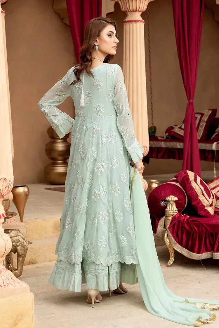 Manahils - Jal Pari RTW Collection - Kurti-B-006-Aqua