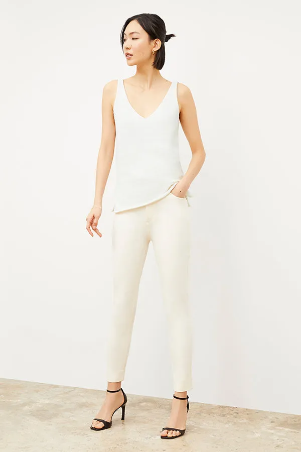 Melody Tank - Sleek Cotton :: Ivory