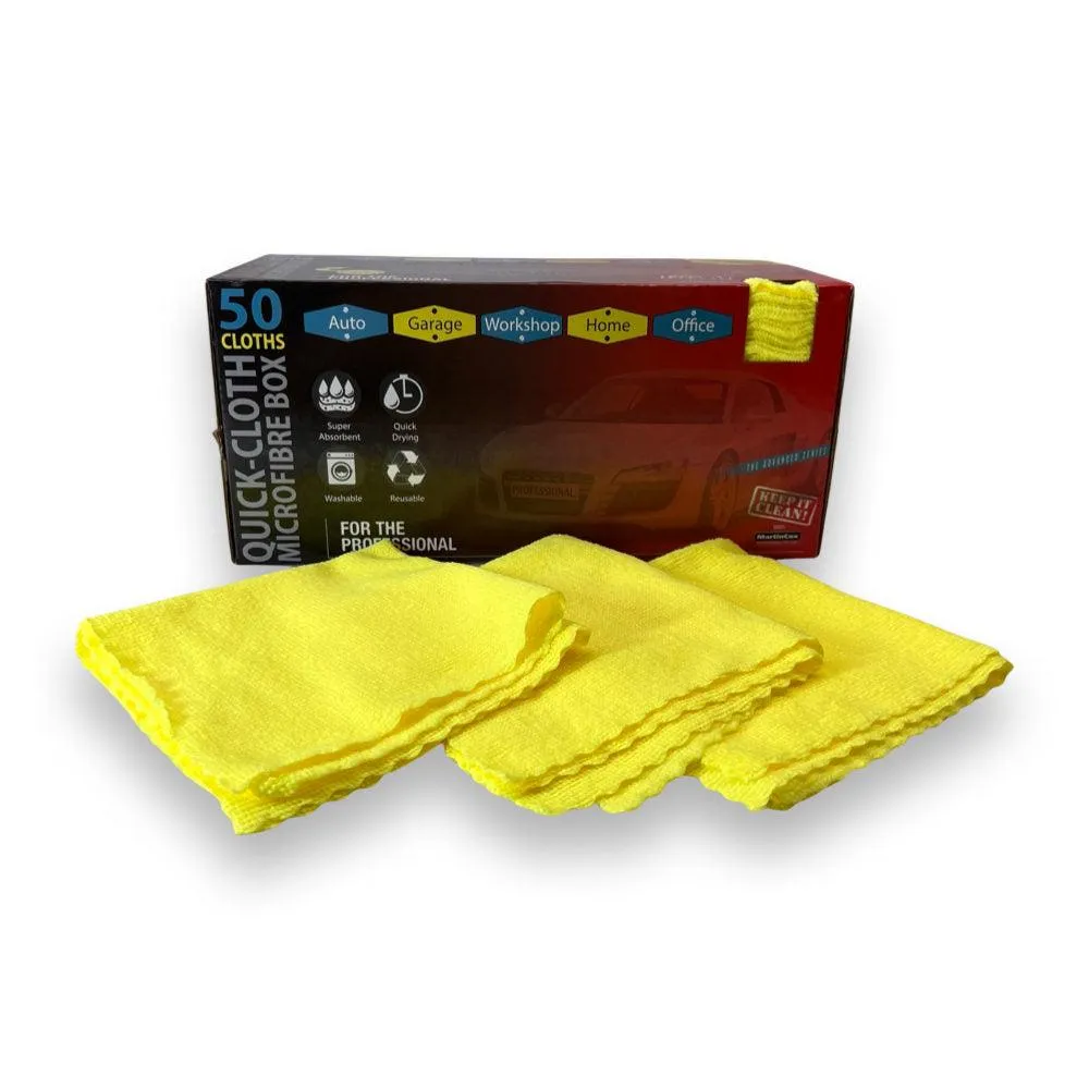 Microfibre Cloth Box | 50 Pack