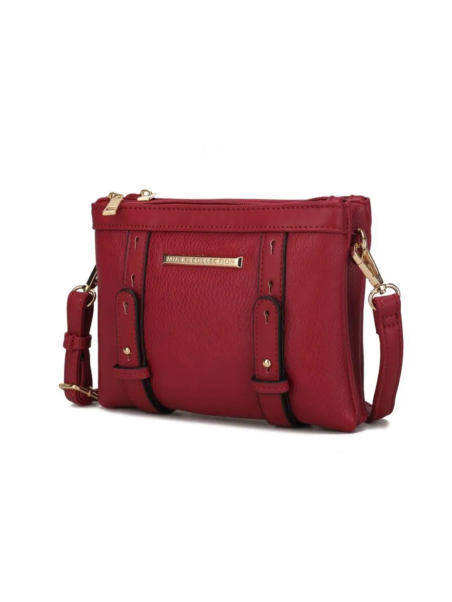 MKF Collection Elsie Multi Compartment Crossbody Bag by Mia k