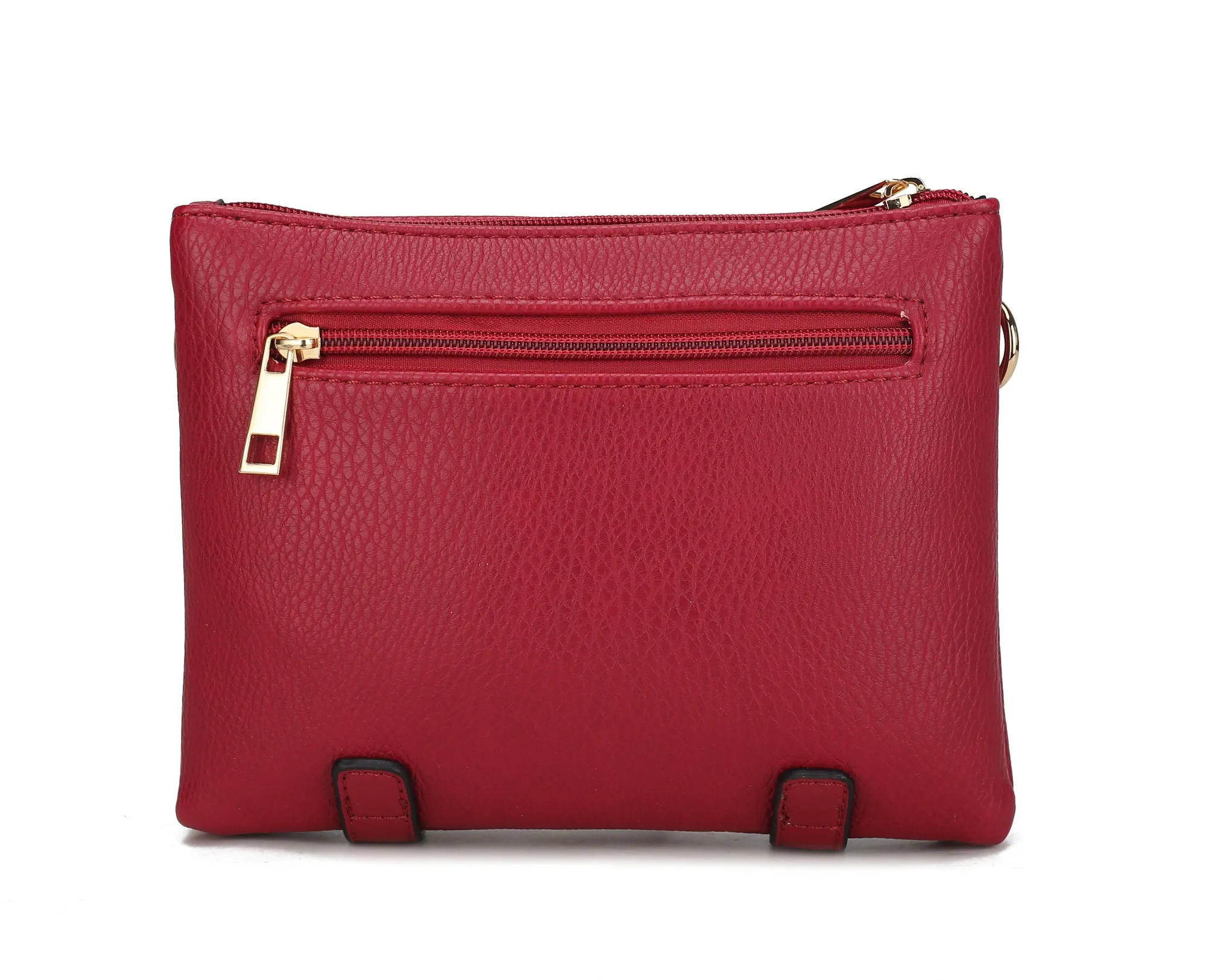 MKF Collection Elsie Multi Compartment Crossbody Bag by Mia k