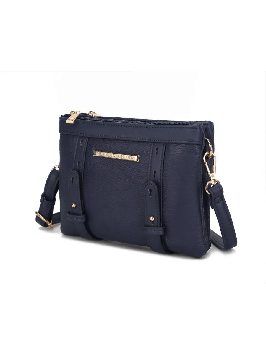 MKF Collection Elsie Multi Compartment Crossbody Bag by Mia k