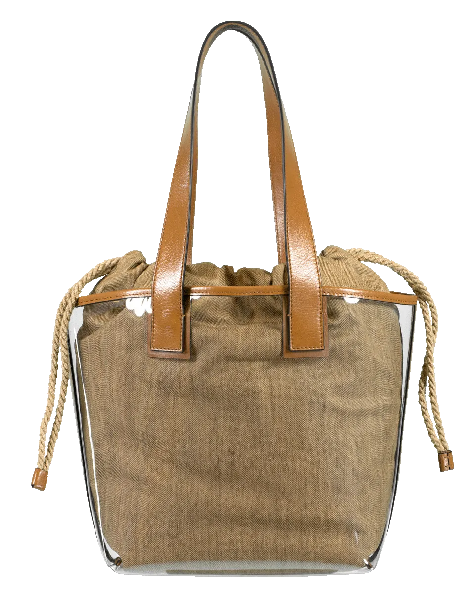 Monili Strap Bucket Bag