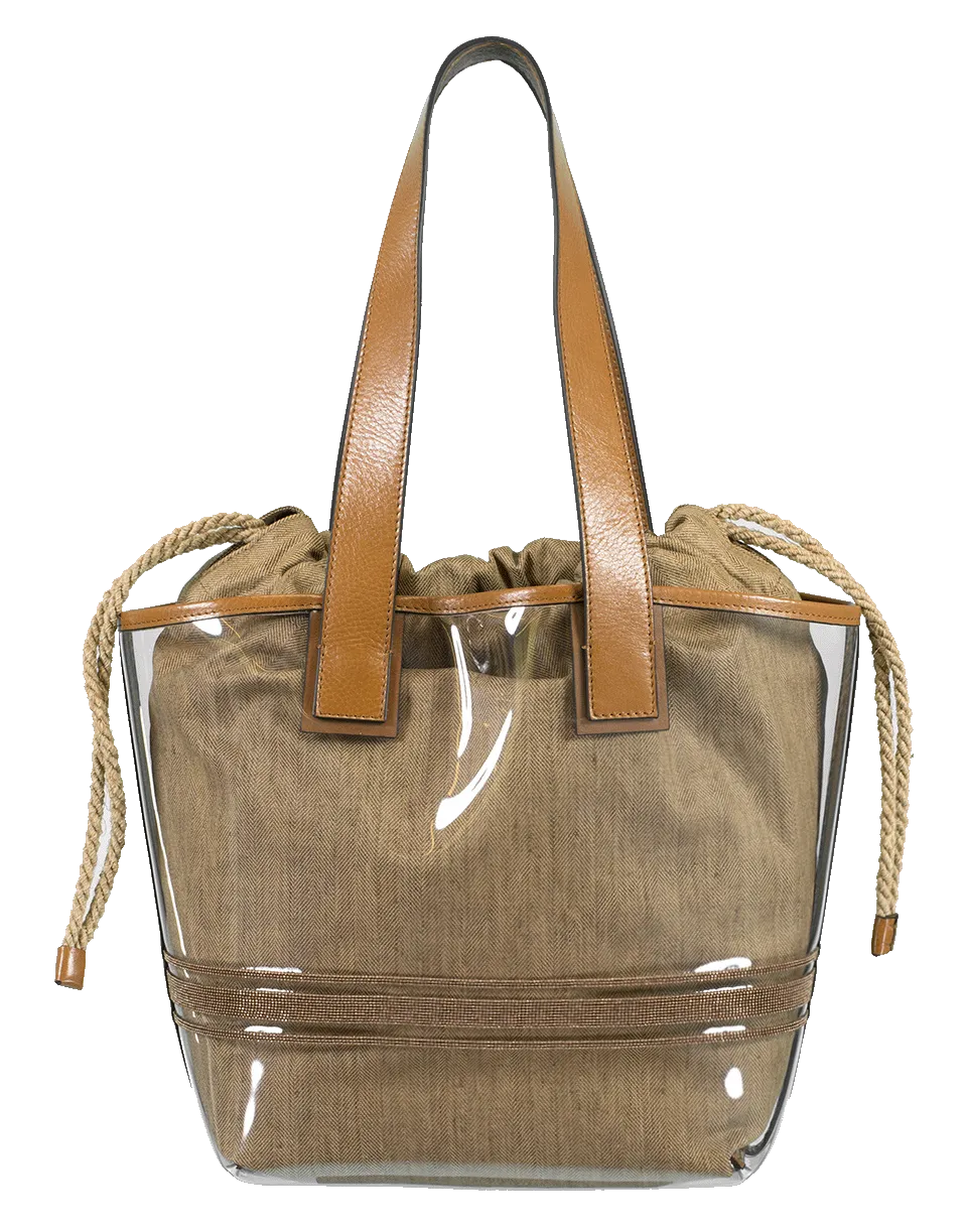 Monili Strap Bucket Bag