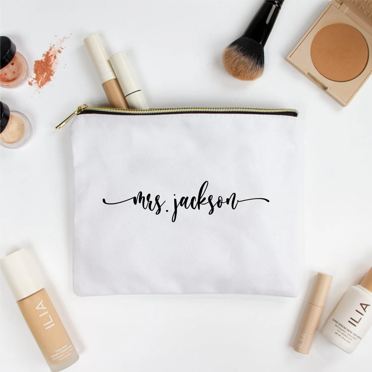 Mrs. Jackson Makeup Bag