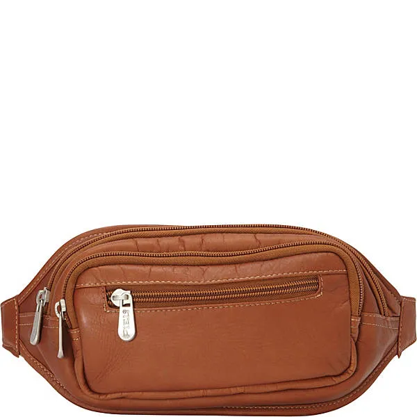 MULTI-ZIP OVAL WAIST BAG