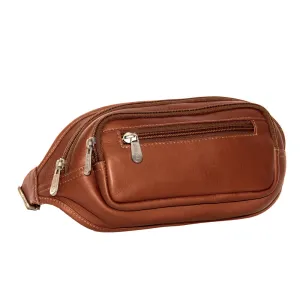 MULTI-ZIP OVAL WAIST BAG