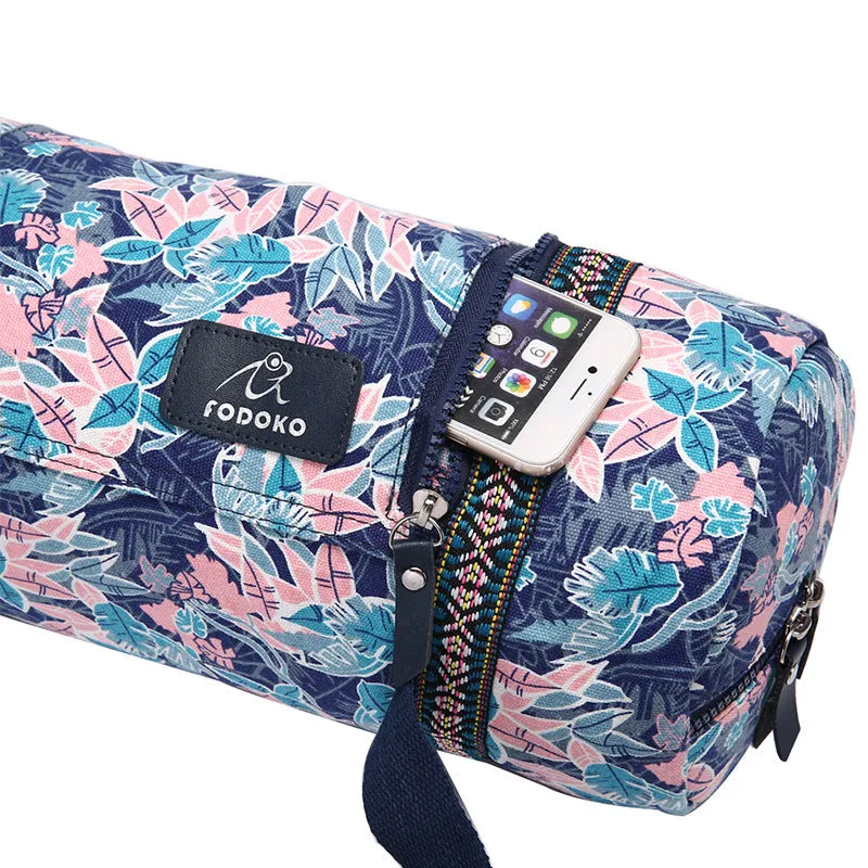 Multifunctional yoga mat bag canvas bag